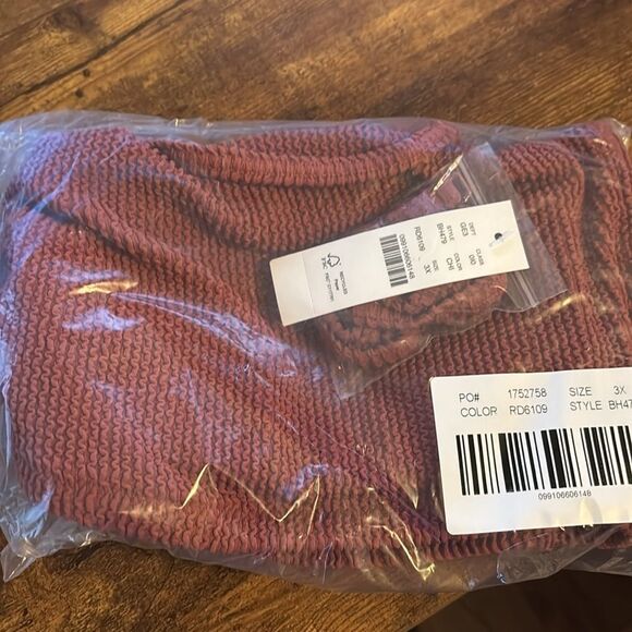 J Crew scrunchie sweetheart bikini top size 3X new - Picture 4 of 4